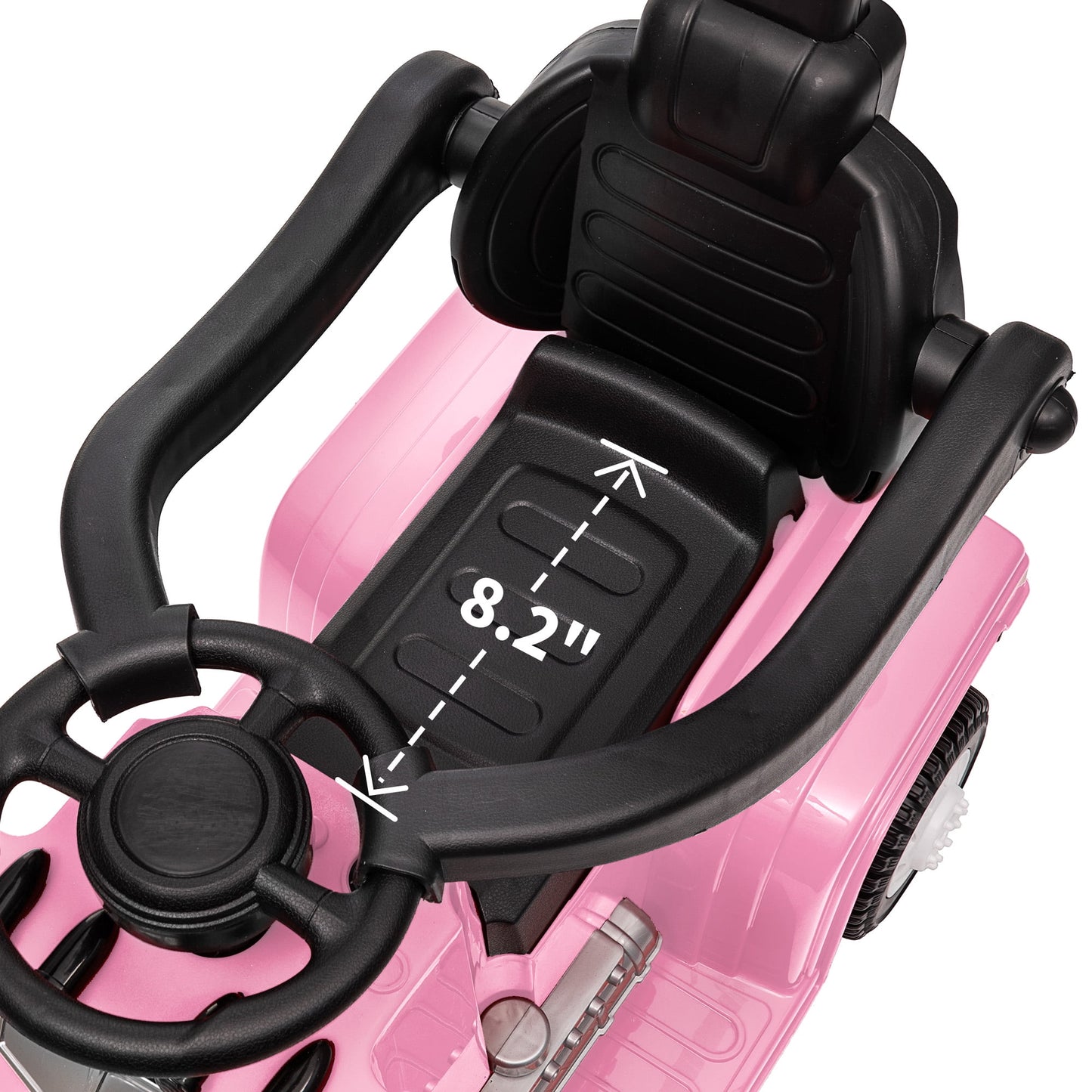 Outfunny Toddler Ride on Toys, 3 in 1 Push Car for Toddlers Aged 1-3 with Handle, Pink