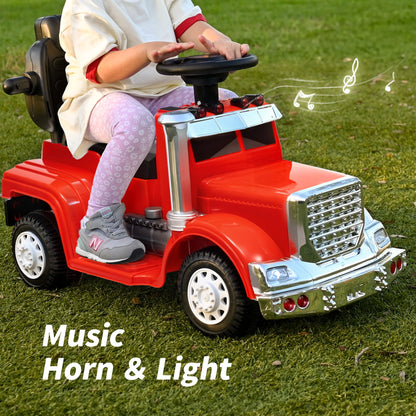 Outfunny Toddler Ride on Toys, 3 in 1 Push Car for Toddlers Aged 1-3 with Handle, Red