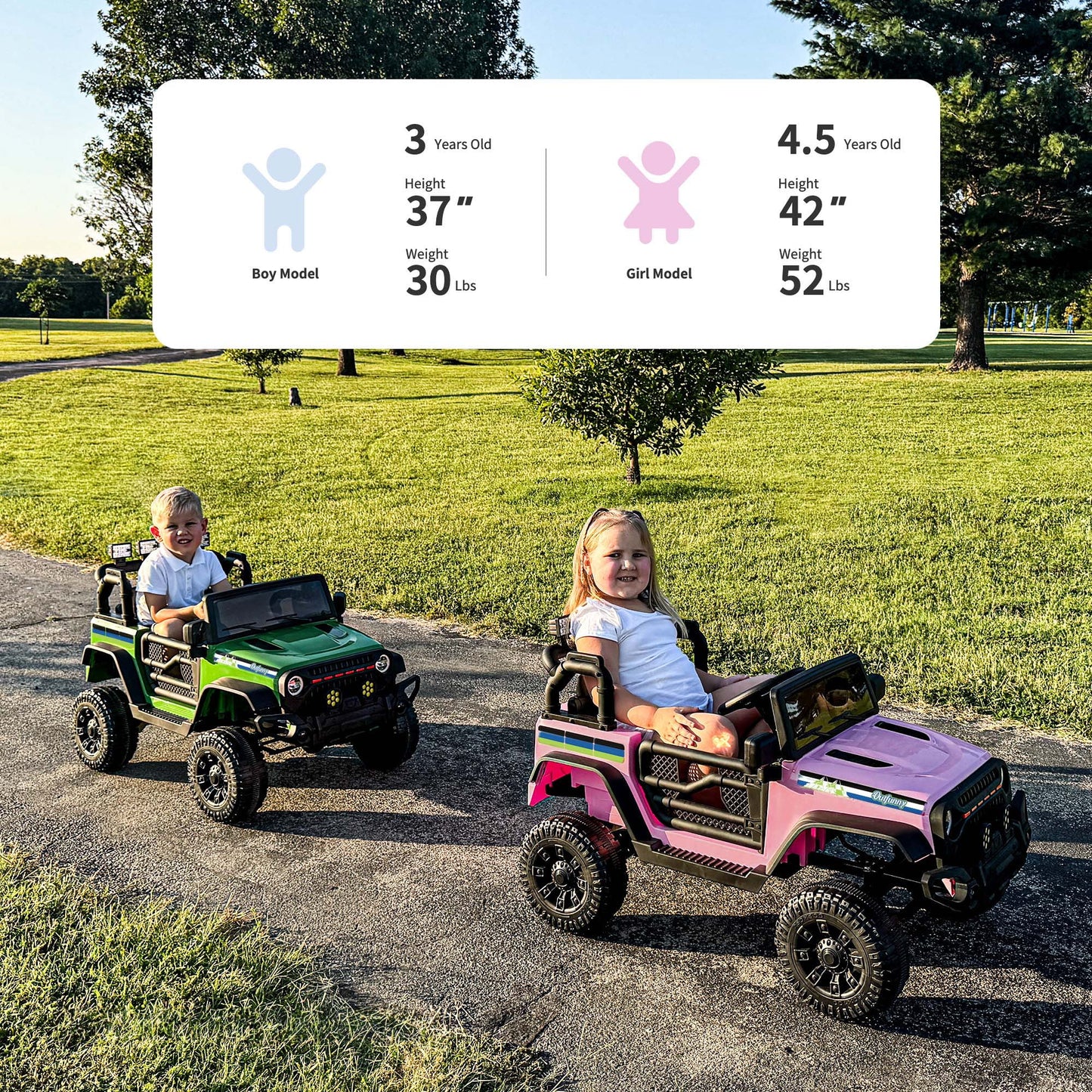 Outfunny 24V Kids Ride on Toy, Ride on Truck Electric Car for Kids with Remote Control, Bluetooth, Light Pink