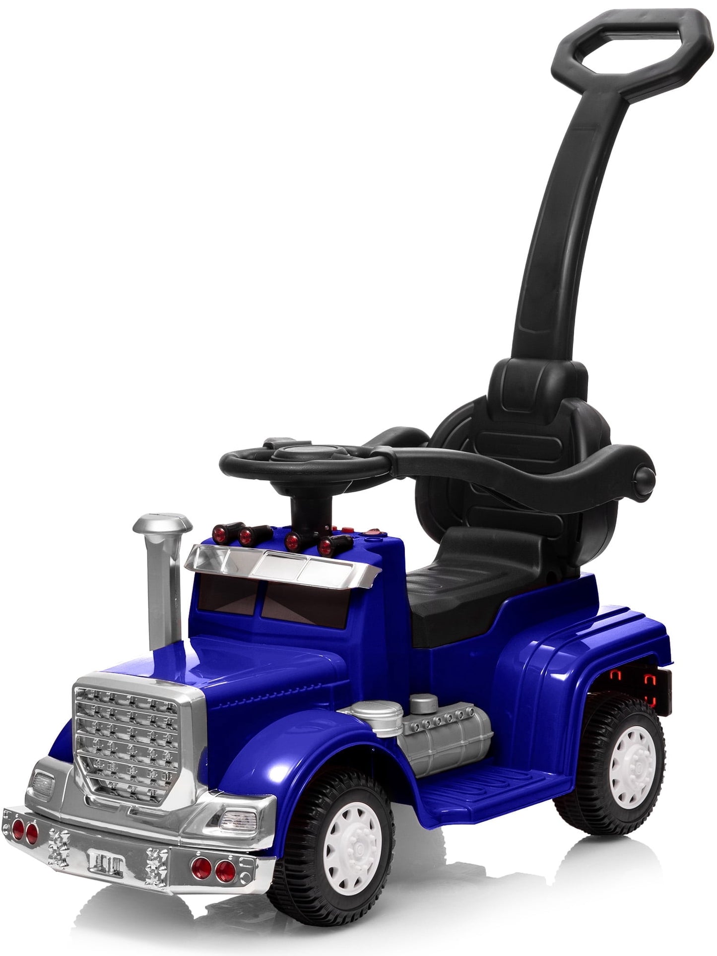 Outfunny Toddler Ride on Toys, 3 in 1 Push Car for Toddlers Aged 1-3 with Handle, Blue