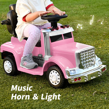 Outfunny Toddler Ride on Toys, 3 in 1 Push Car for Toddlers Aged 1-3 with Handle, Pink
